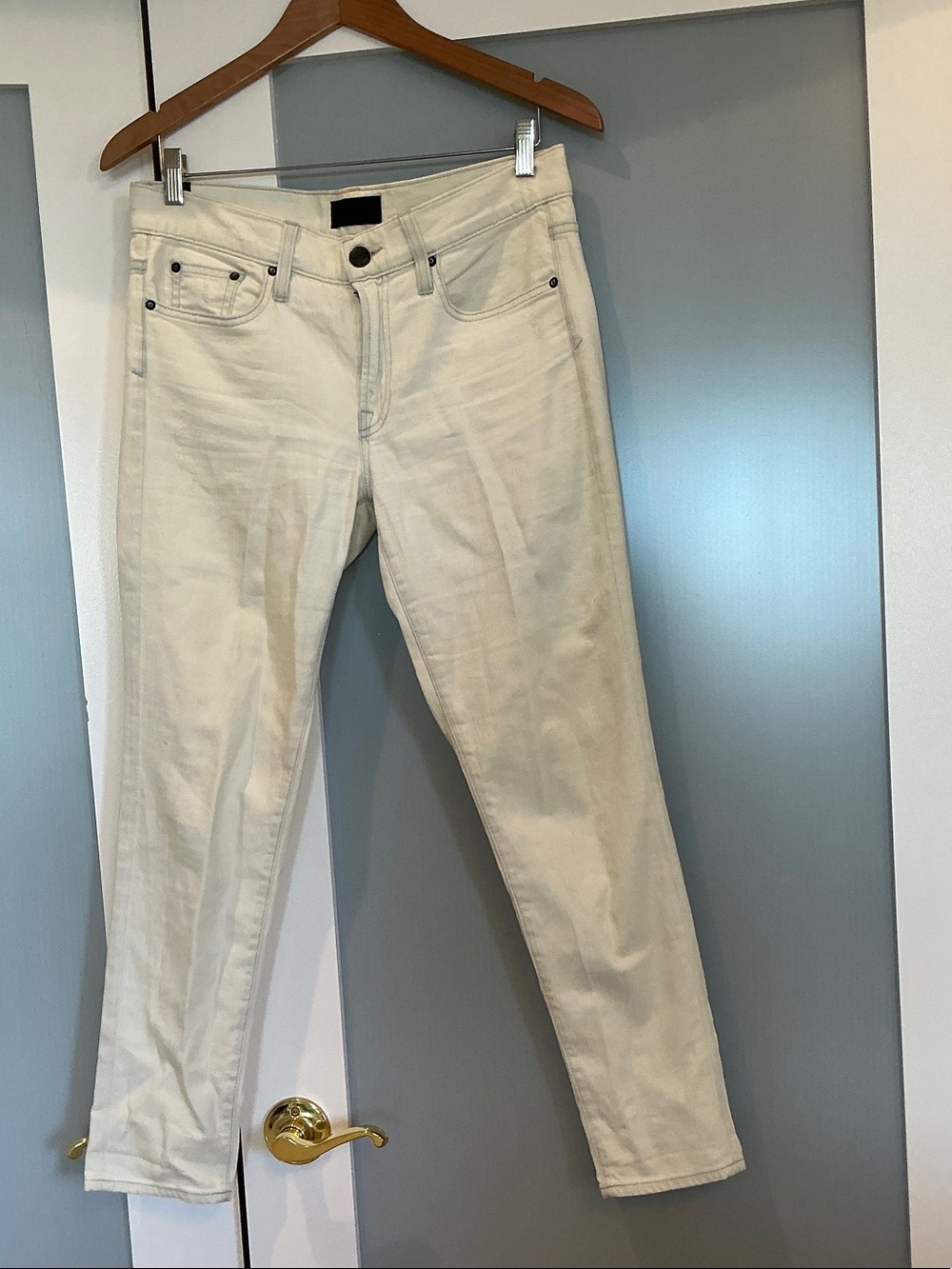 Vince Women's Cream Skinny Jeans